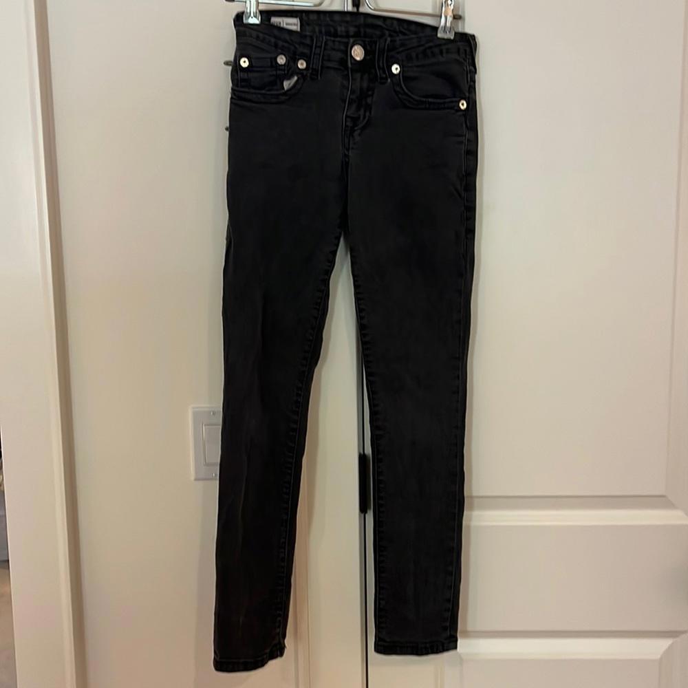 ❤️ 6 for 20 ❤️  True Religion Black Jeans Rocco Relaxed Skinny